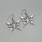 Large Butterfly Pendant Earrings