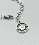 Compass Charm Bracelet