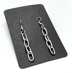 Paperclip Chain Earrings