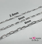 Paperclip Chain Bracelet ~ Choose Your Chain