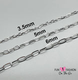 Paperclip Chain Bracelet ~ Choose Your Chain