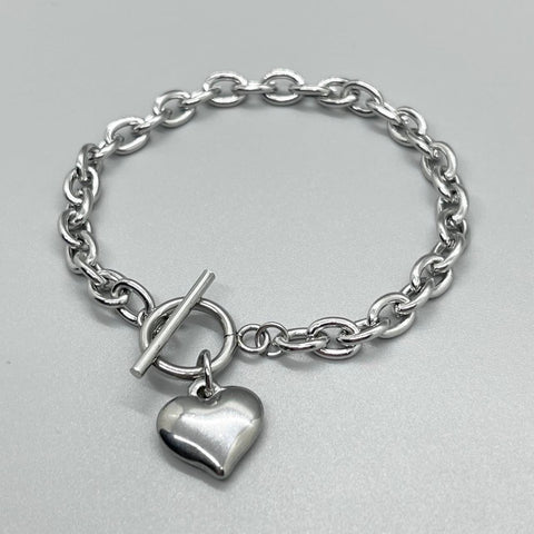 Heart Toggle Bracelet