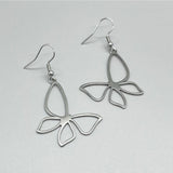 Large Open Butterfly Earrings