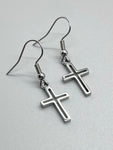 Open Cross Earrings