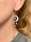 Moon & Stars Dangle Earrings