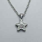 Smiley Face Star Necklace ~ Choose Your Chain