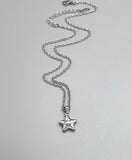 Smiley Face Star Necklace ~ Choose Your Chain