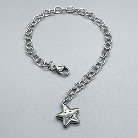 Smiley Face Star Bracelet