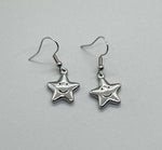 Smiley Face Star Earrings