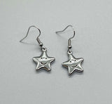 Smiley Face Star Earrings