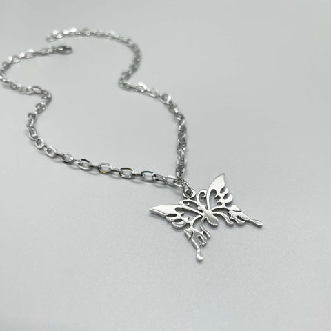 Large Butterfly Pendant Necklace ~ Choose Your Chain