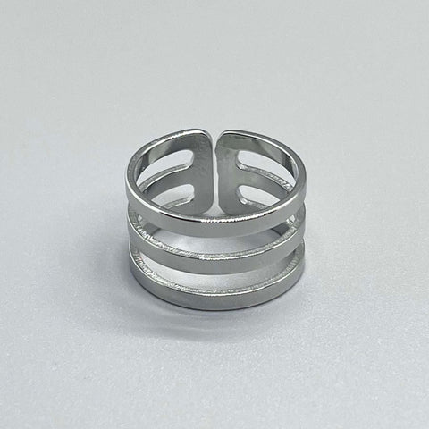 Triple Band Cuff Ring