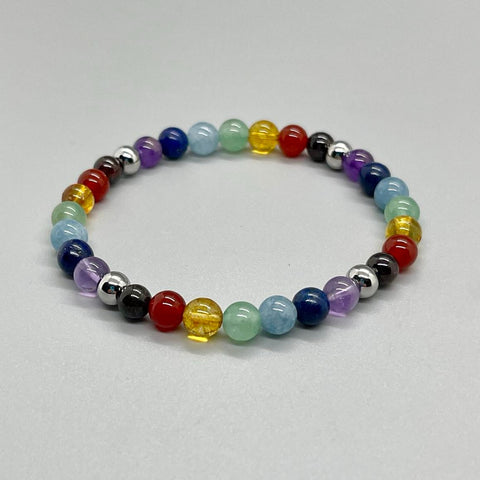 Multi Gemstone Stretch Bracelet