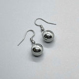 Silver Bead Earrings