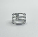 Triple Band Cuff Ring