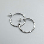 Silver Hoop Earrings