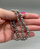 Silver Bead Stretch Bracelets