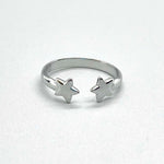 2 Star Cuff Ring