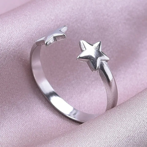 2 Star Cuff Ring