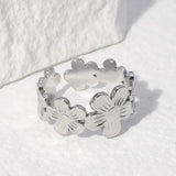 Flower Cuff Ring