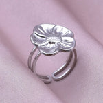 Flower Cuff Ring